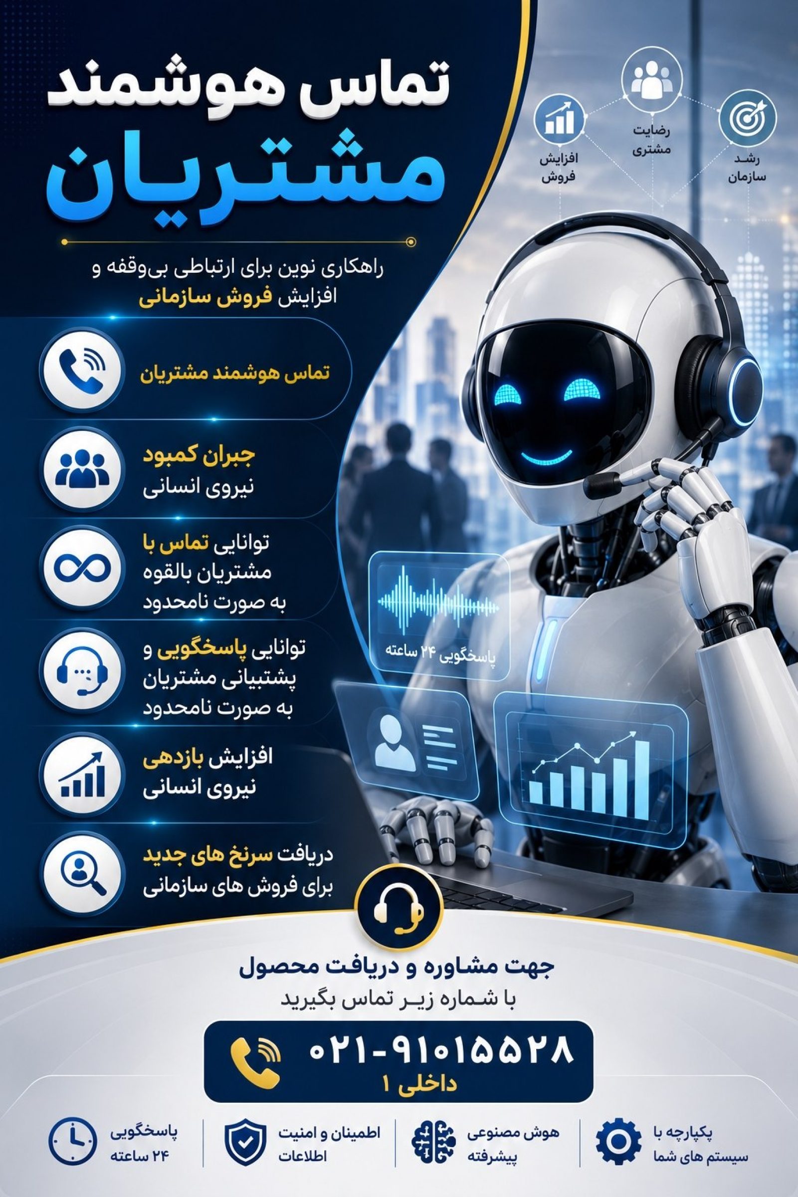 تماس هوشمند مشتریان؛ راهکاری نوین برای ارتباطی بی وقفه و افزایش فروش سازمانی